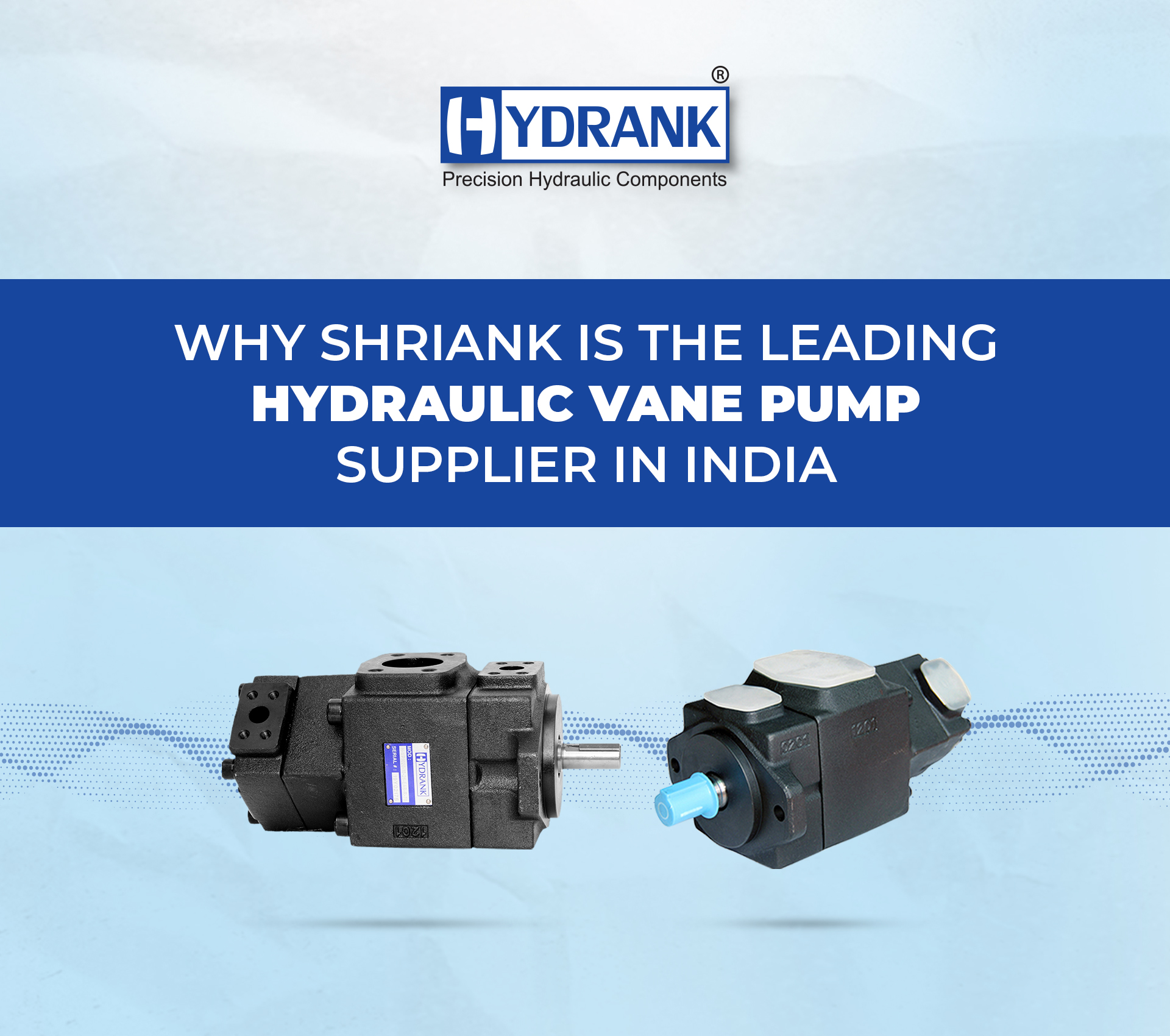 Why Shriank is the Leading Hydraulic Vane Pump Supplier in India?