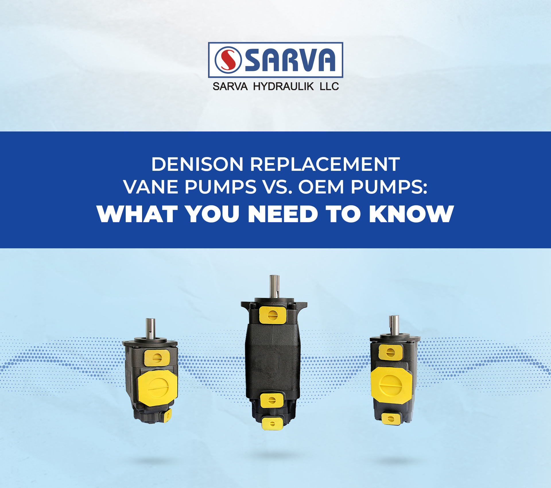 Denison Replacement Vane Pumps vs. OEM Pumps: What You Need to Know