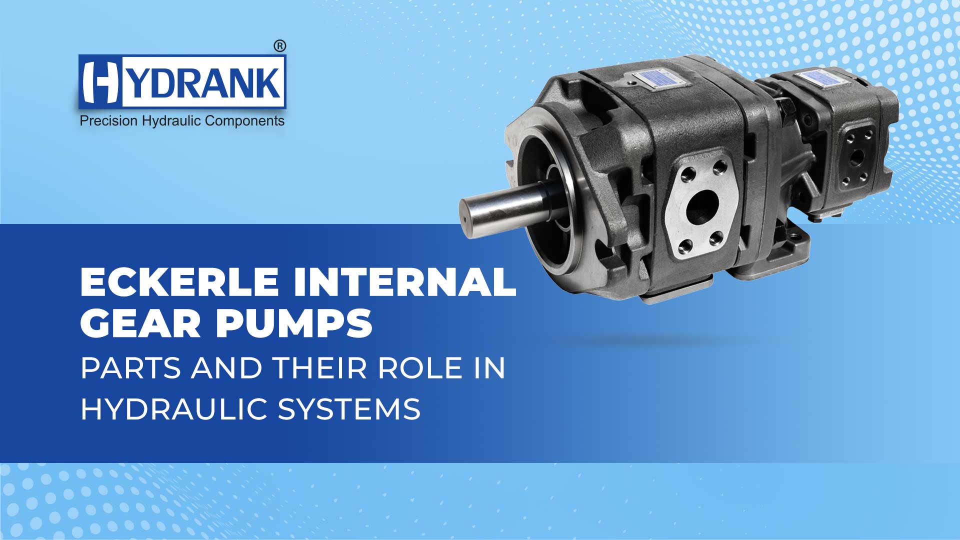 Eckerle Internal Gear Pump Parts and Their Role in Hydraulic Systems